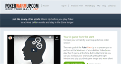 Desktop Screenshot of pokerwarmup.com